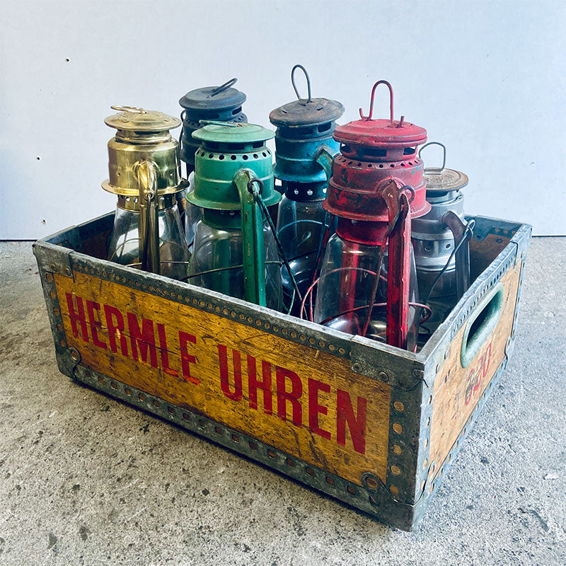 Vintage Swallow Brand 235, petrol lamp, China, metal