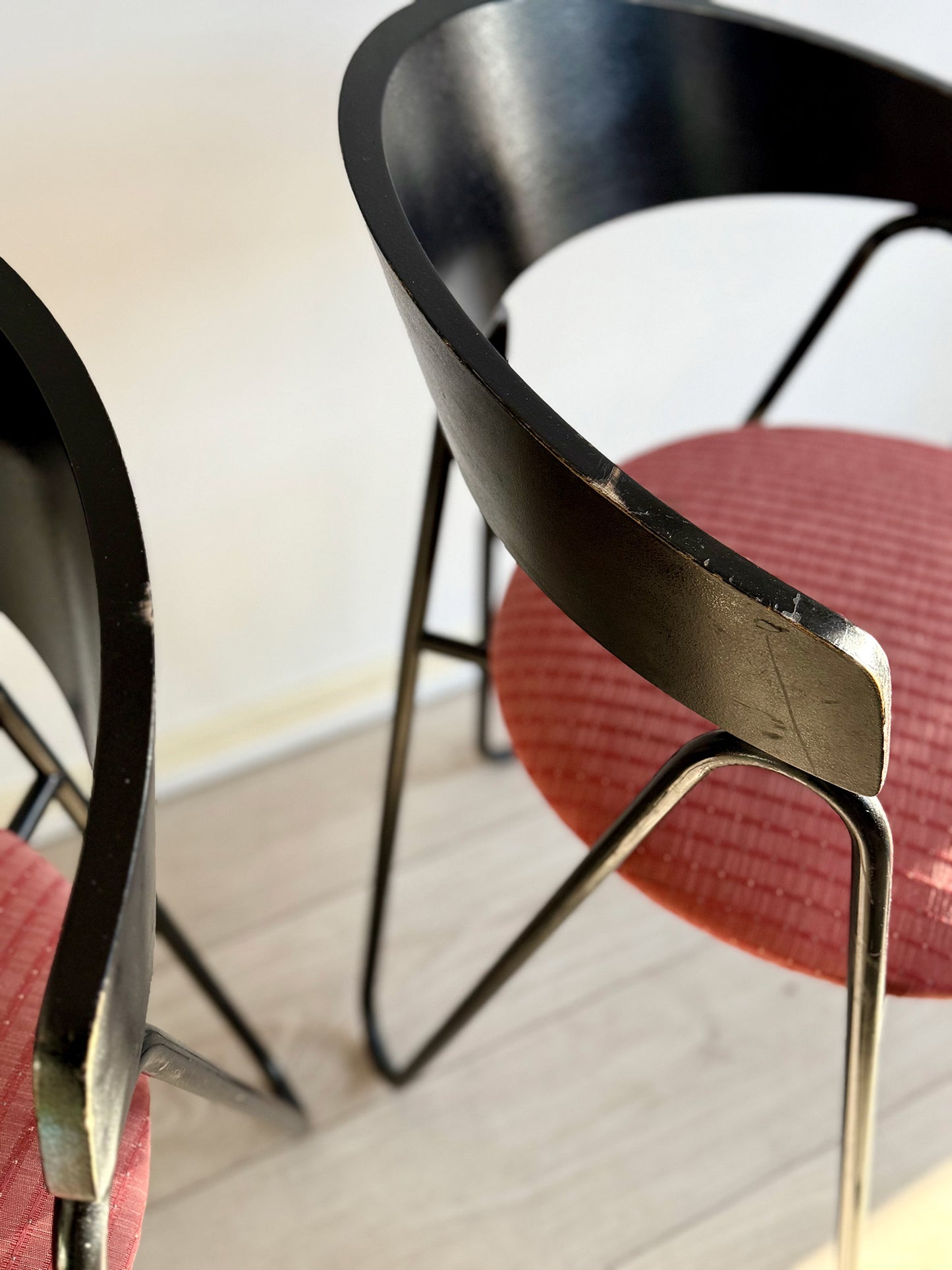 Postmodern Memphis Milano Style chairs, Italy, 1980s (set of 2)