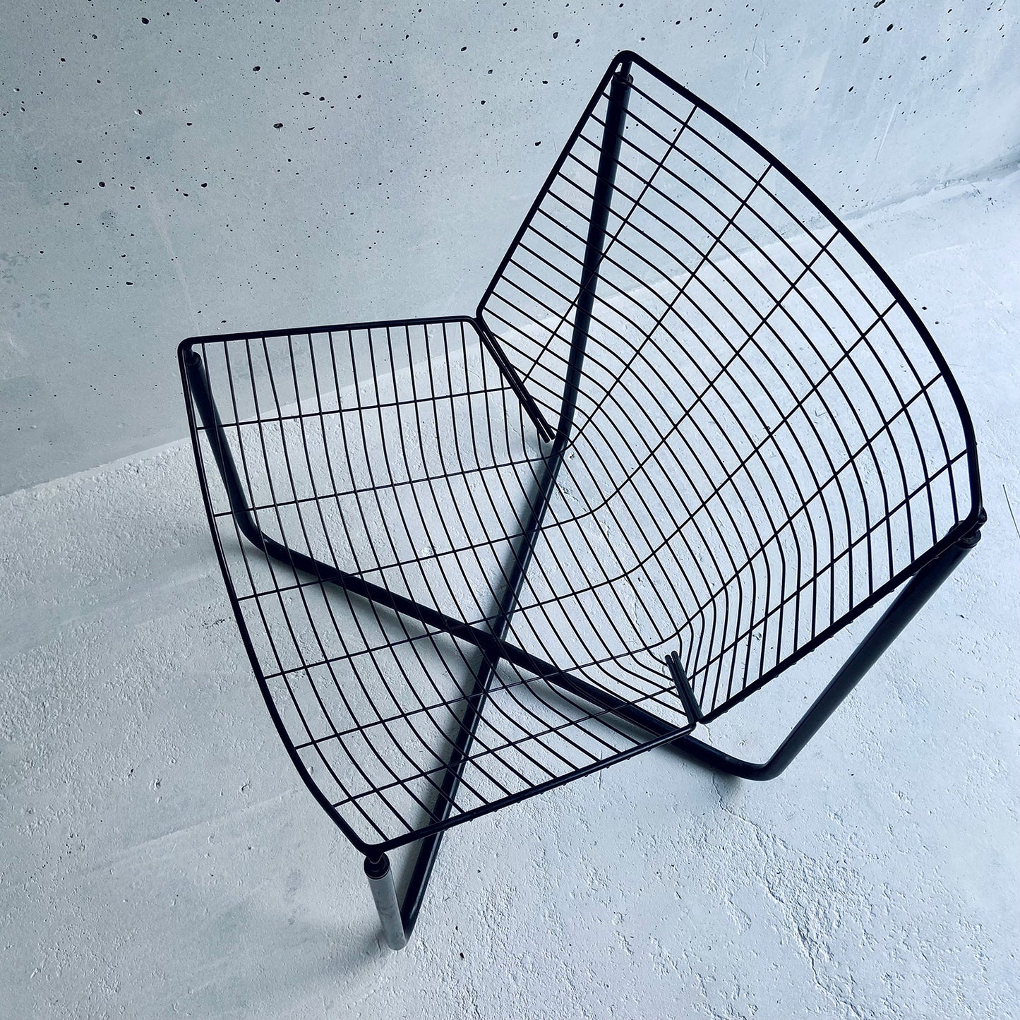 Black vintage IKEA, Niels Gammelgaard, JÄRPEN lounge chair, Sweden, 1983-1991