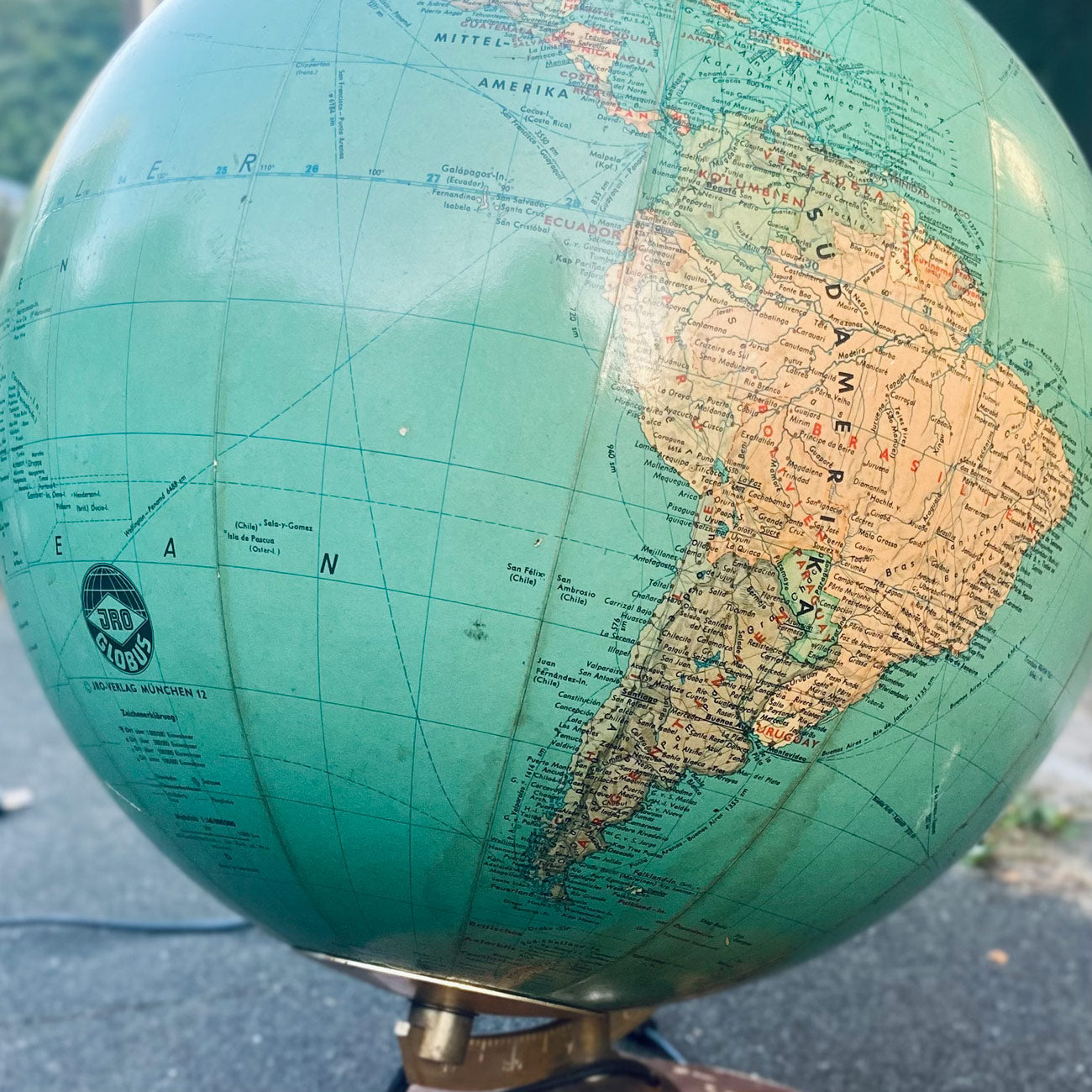 Globe / Globus, JRO-Verlag München, Germany, 1950s