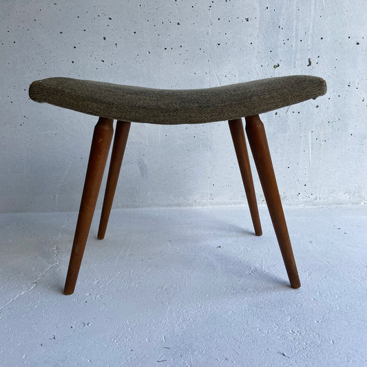 Mid Century modern vintage ottoman / footrest, Danish, 1960s – 1970s