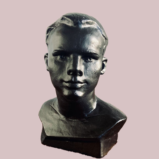 Early Yuri Gagarin bust / statue, USSR, 1960s