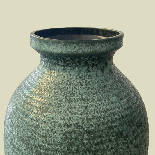 Enamelled ceramic vase, 1970s, Germany