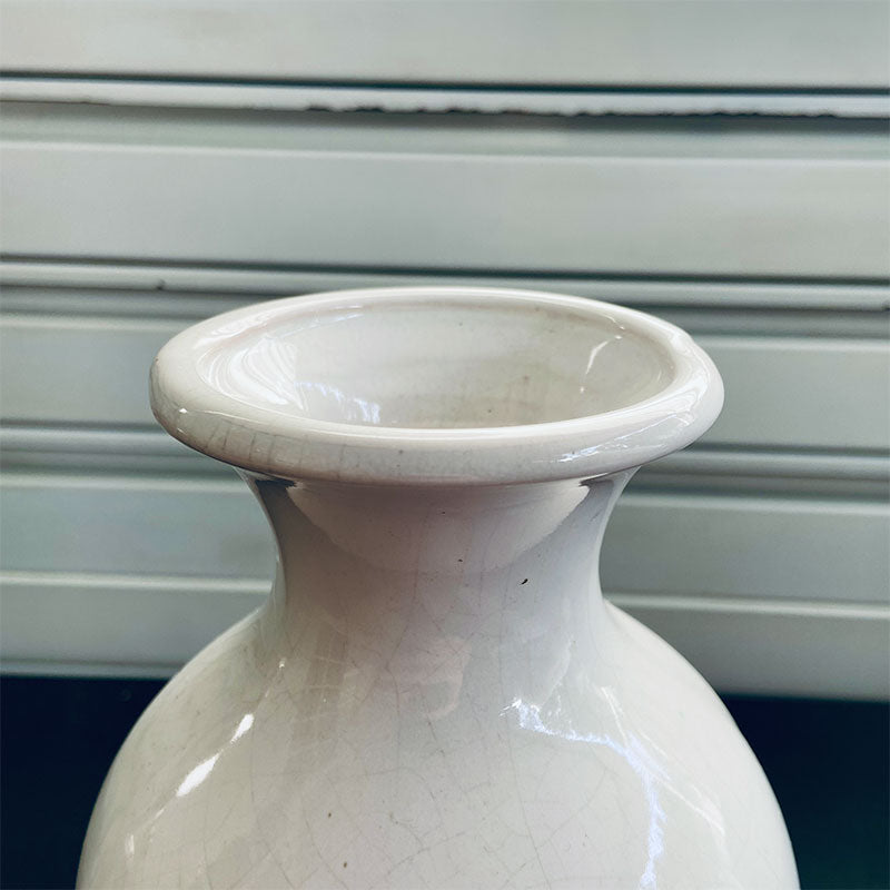 Scheurich white ceramic / keramik vase, 299-22, 1960s, West-Germany