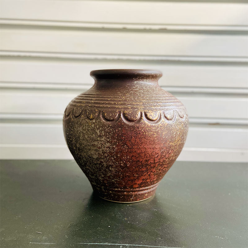 Bay Keramik brown/bronze/gold vase, 770-20, 1970s, West-Germany