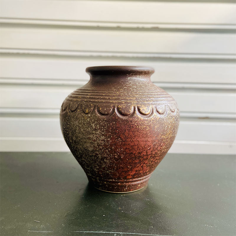Bay Keramik brown/bronze/gold vase, 770-20, 1970s, West-Germany