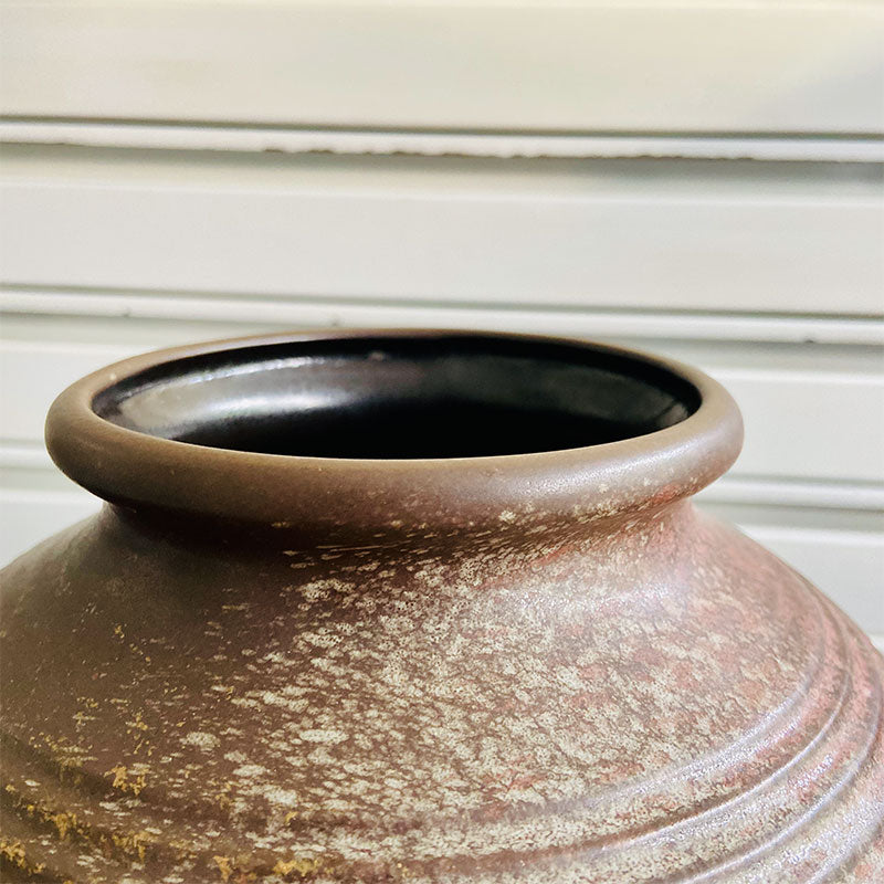 Bay Keramik brown/bronze/gold vase, 770-20, 1970s, West-Germany