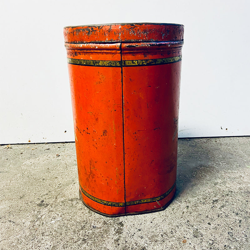 Rare advertising box (Cocoa), lithographed sheet metal, Goehler - Riedel, Chemnitz, Germany, beginning 20th century