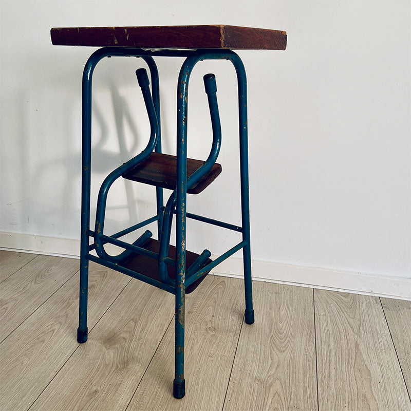 Vintage 60's Step Stool Gets a Makeover - Paint Yourself A Smile