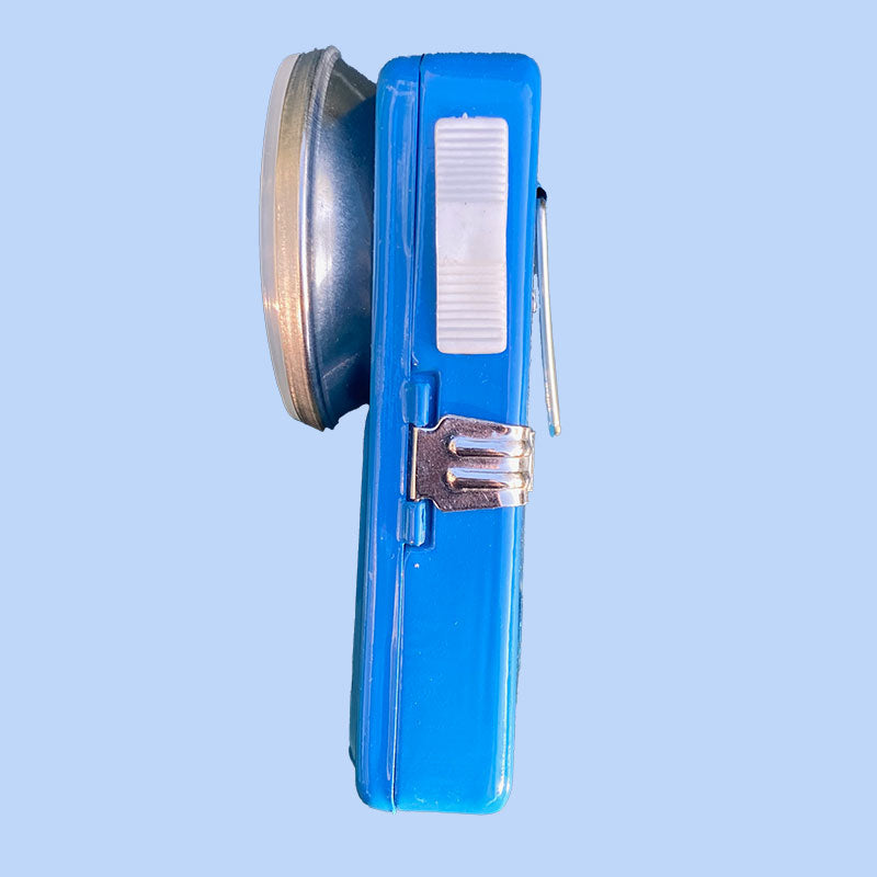 Blue Flashlight CFL, 142-LX3, Poland, 1977