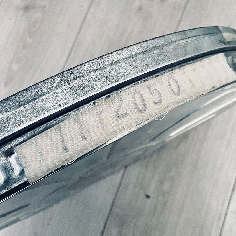 Vintage Byron 16mm Metal film reel canister / container 14" round movie tin, Dutch (Hexagon: Atlantique), 1994