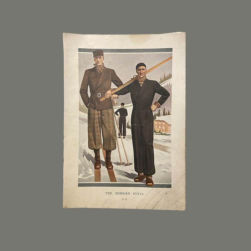Offset lithography, design by Jean Darroux, Paris, "The Modern Style" – 1935, No. 5