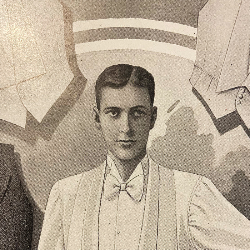 Offset lithography, design by Jean Darroux, Paris, "The Modern Style" – 1935, No. 17