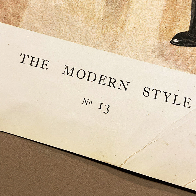Offset lithography, design by Jean Darroux, Paris, "The Modern Style" – 1935, No. 13