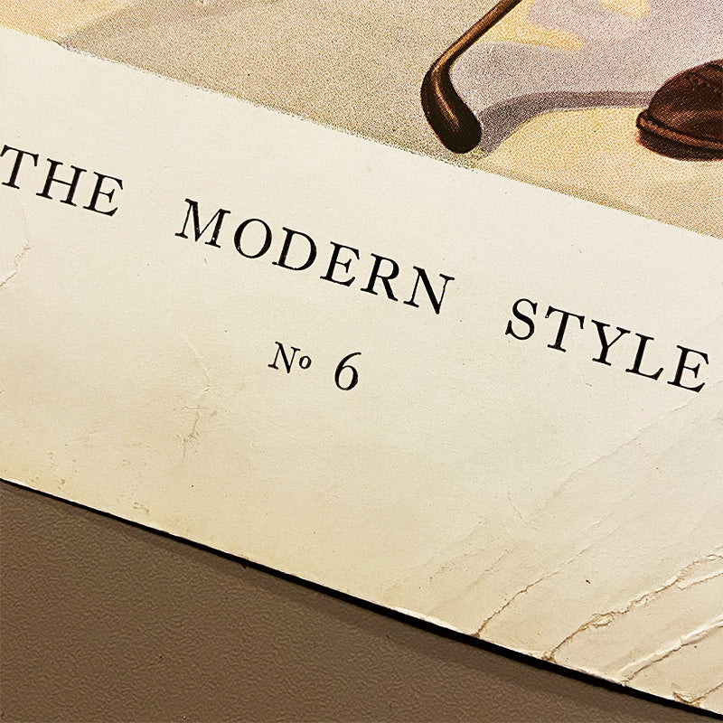 Offset lithography, design by Jean Darroux, Paris, "The Modern Style" – 1935, No. 6