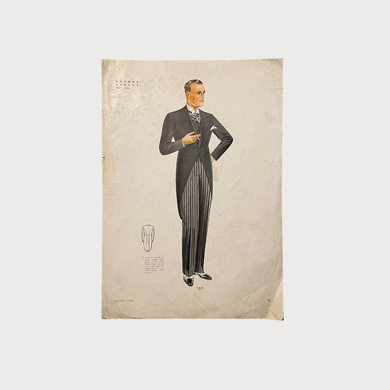 Offset lithography, "Jacket-suit", London Styles No 42, Winter 1934, Great Britain