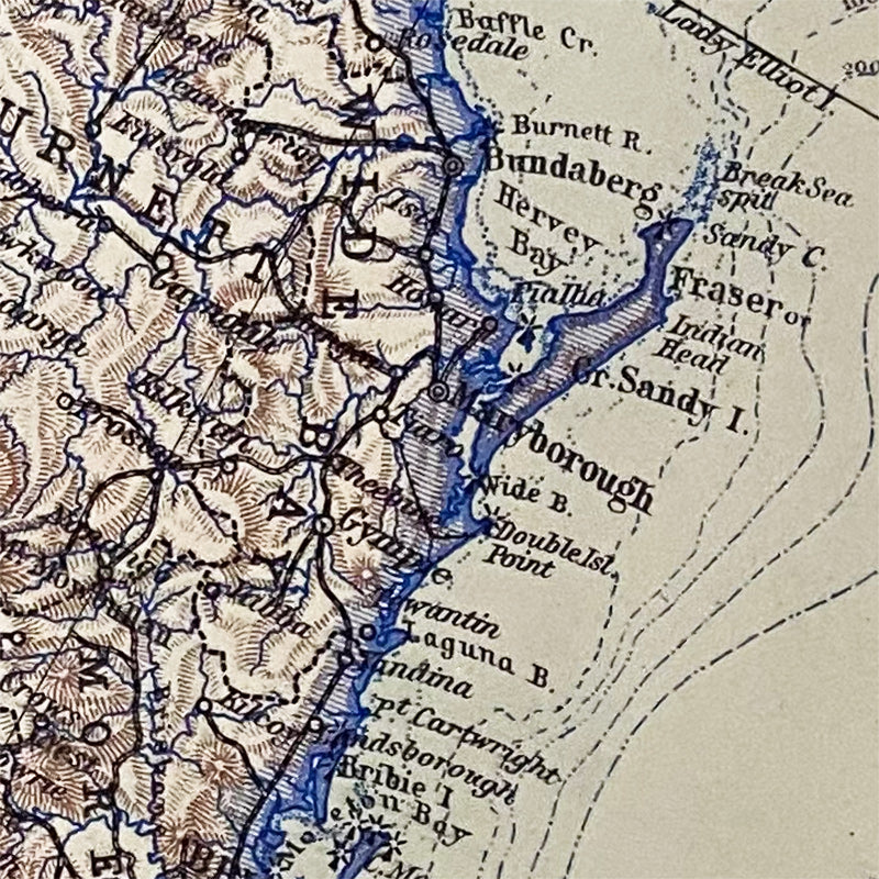 Map, Australia – in German (Justus Perthes, Gotha), Germany, 1942