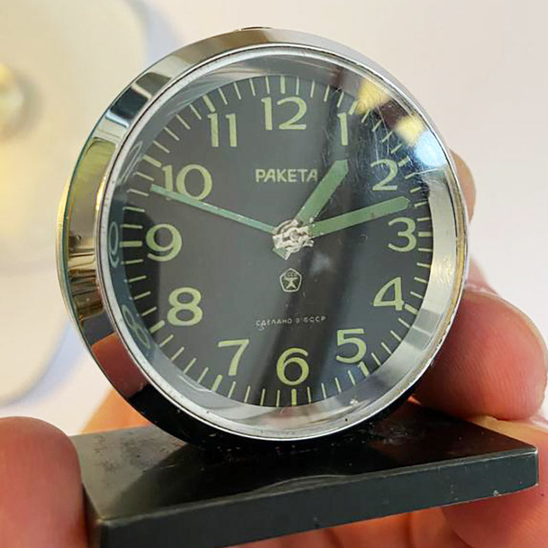 Raketa, travel alarm clock, 2609, USSR (CCCP), 1960s-1980s
