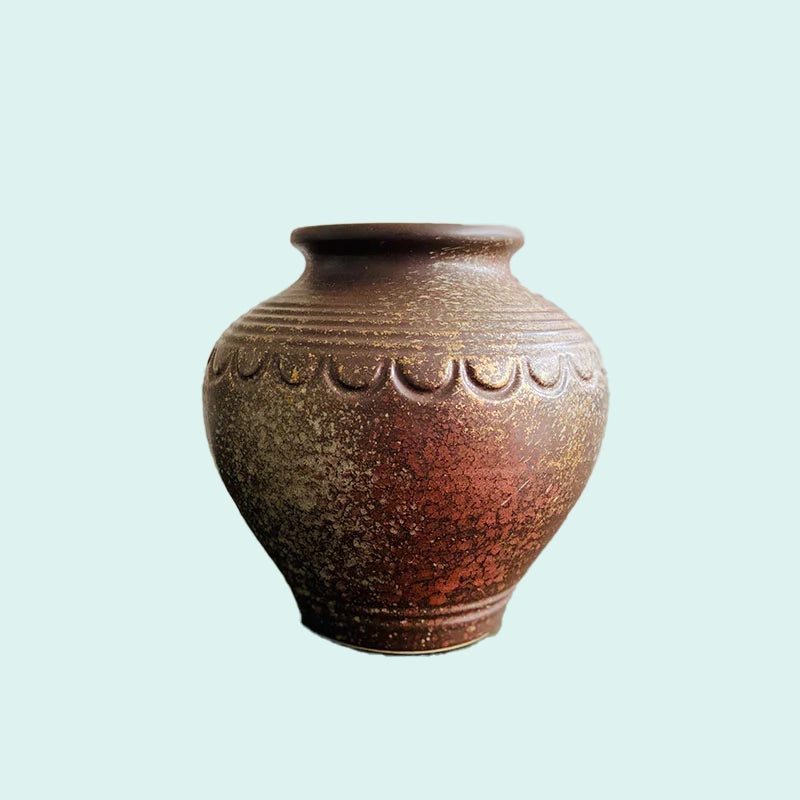 Bay Keramik brown/bronze/gold vase, 770-20, 1970s, West-Germany