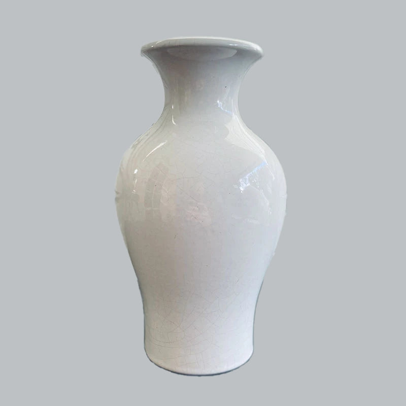 Scheurich white ceramic / keramik vase, 299-22, 1960s, West-Germany