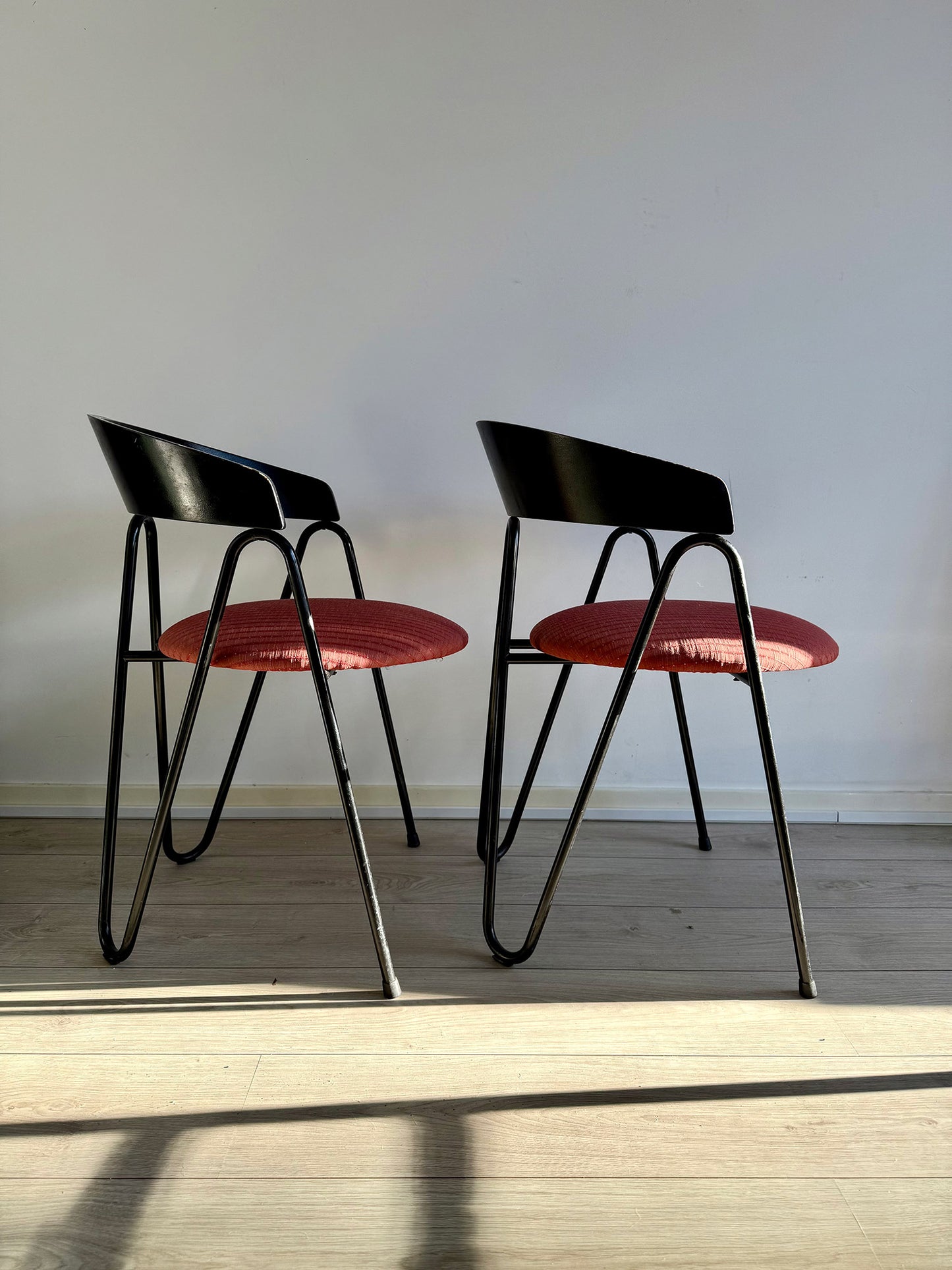 Postmodern Memphis Milano Style chairs, Italy, 1980s (set of 2)
