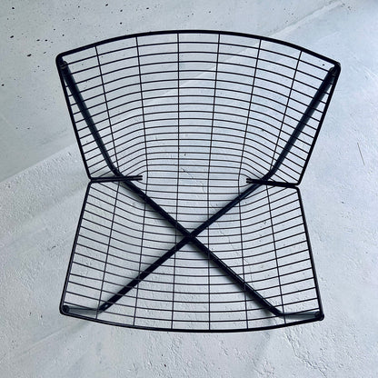 Black vintage IKEA, Niels Gammelgaard, JÄRPEN lounge chair, Sweden, 1983-1991