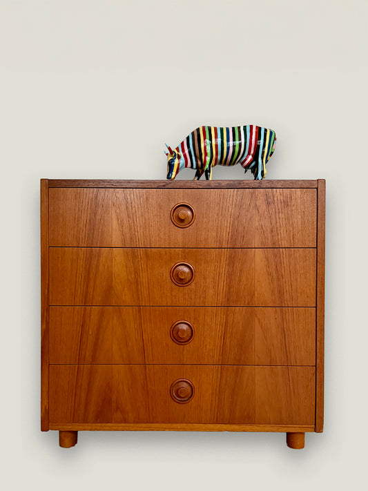 Cabinet / Chest of drawers, teak wood, Bröderna Gustafssons Möbelfabrik, Sweden, 1960