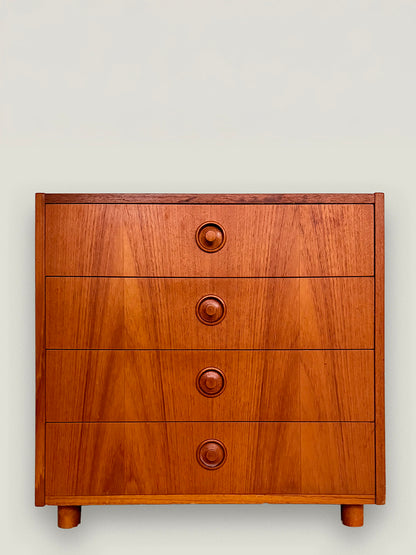 Cabinet / Chest of drawers, teak wood, Bröderna Gustafssons Möbelfabrik, Sweden, 1960