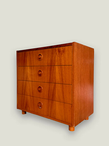 Cabinet / Chest of drawers, teak wood, Bröderna Gustafssons Möbelfabrik, Sweden, 1960