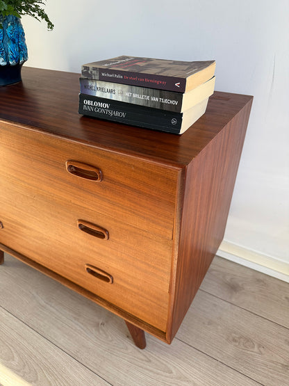 Cabinet / Chest of drawers / Commode, teak wood, Scandinavian, 1960