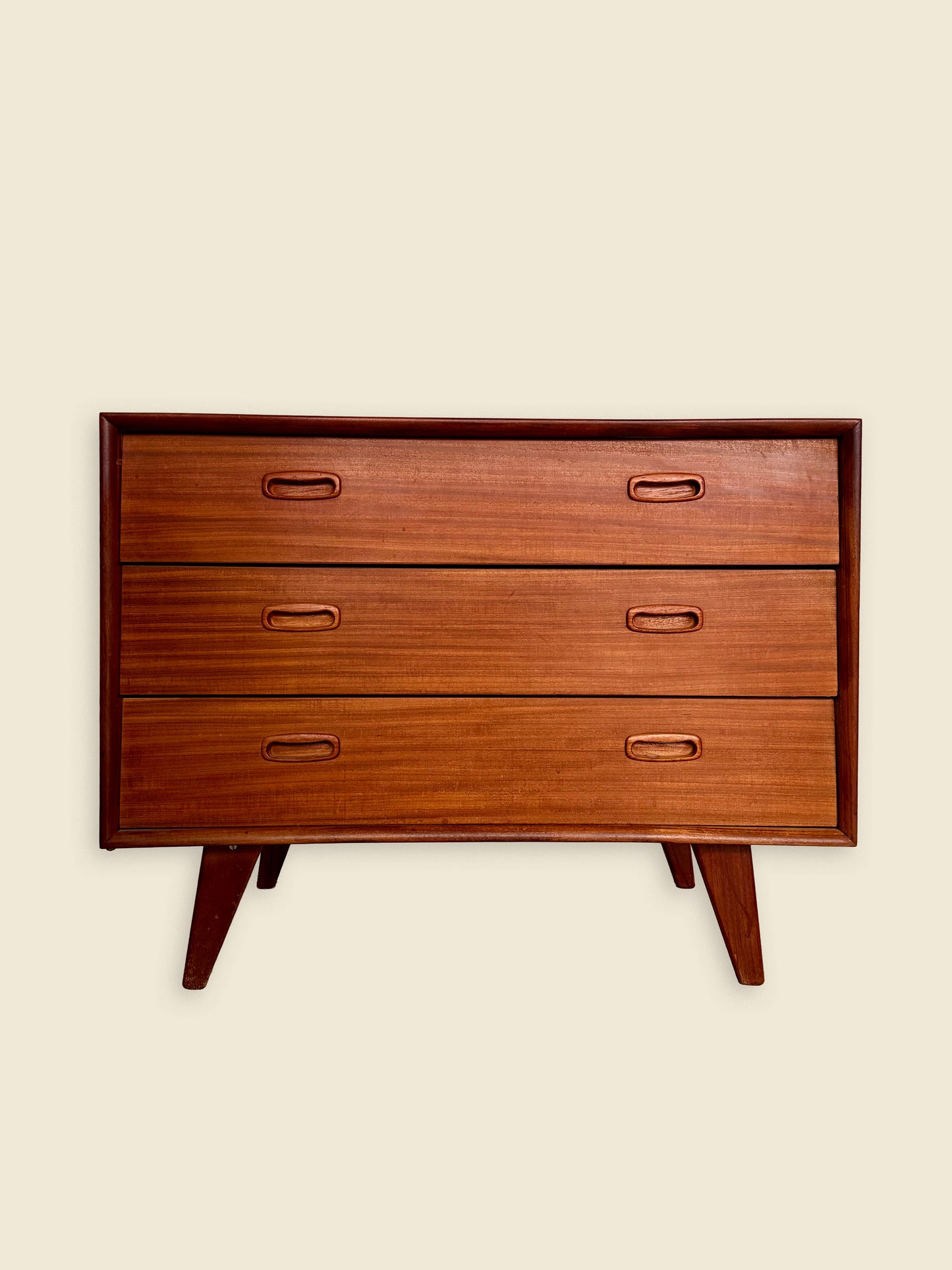 Cabinet / Chest of drawers / Commode, teak wood, Scandinavian, 1960