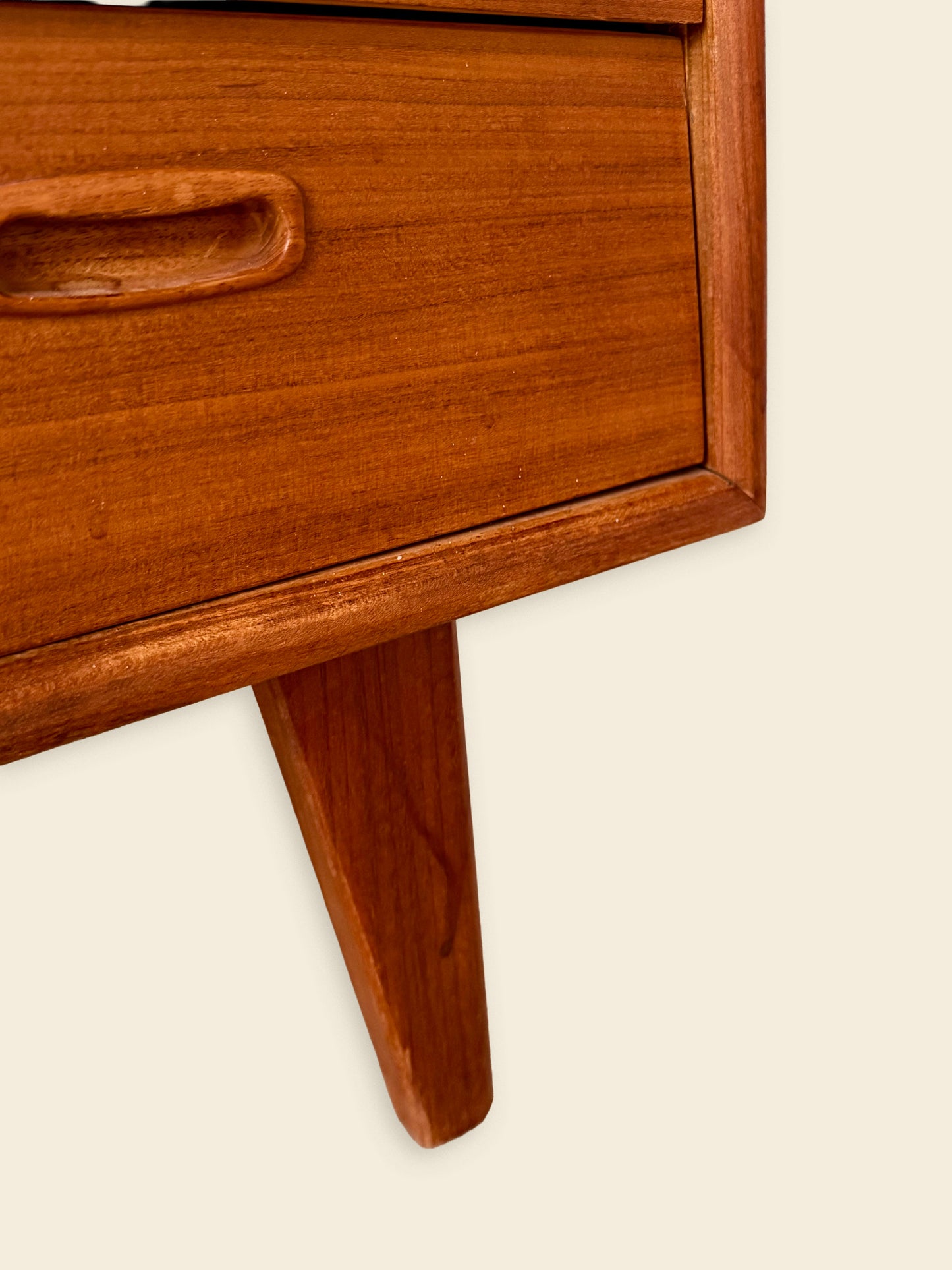 Cabinet / Chest of drawers / Commode, teak wood, Scandinavian, 1960