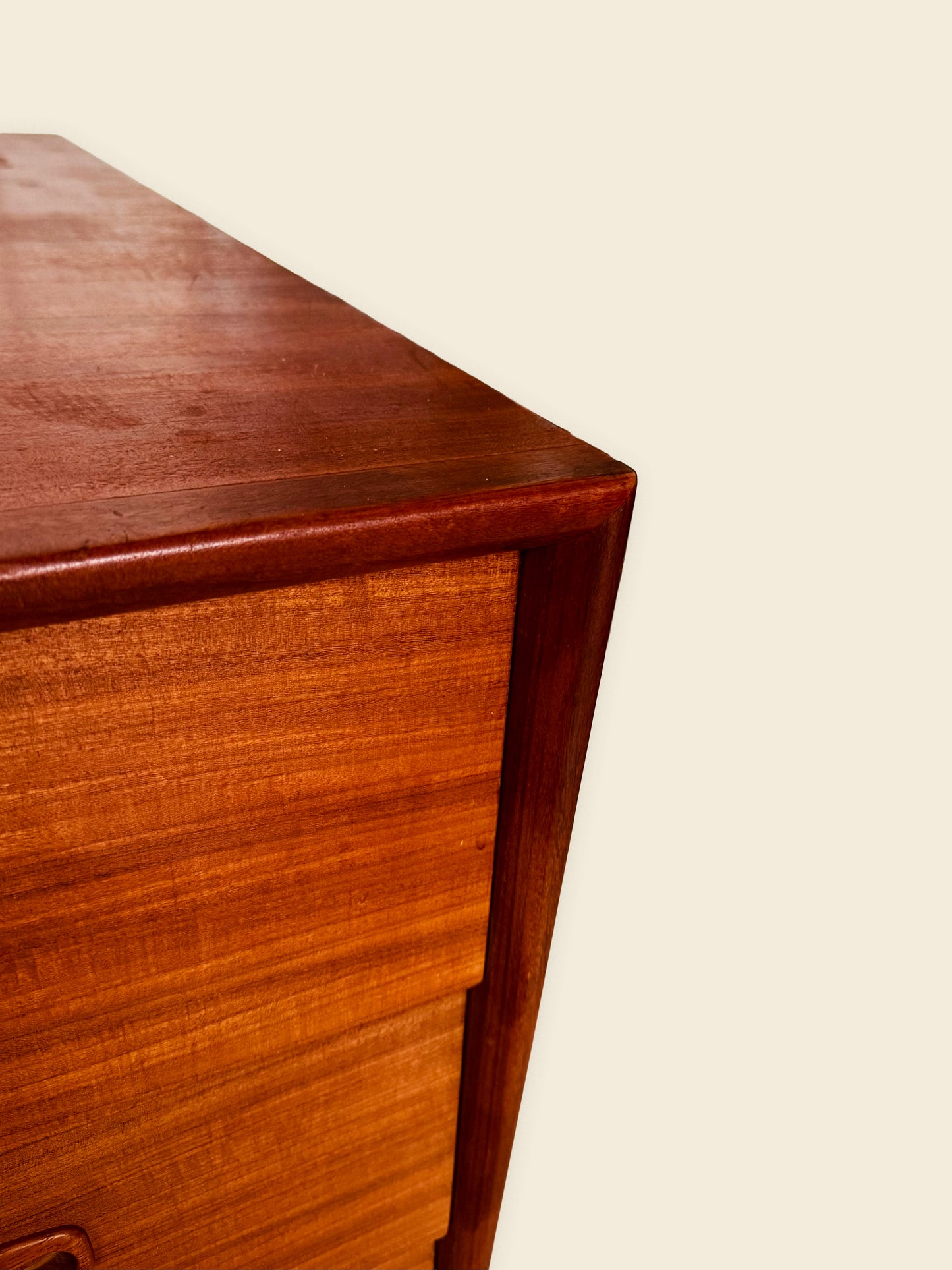 Cabinet / Chest of drawers / Commode, teak wood, Scandinavian, 1960
