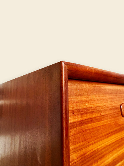 Cabinet / Chest of drawers / Commode, teak wood, Scandinavian, 1960