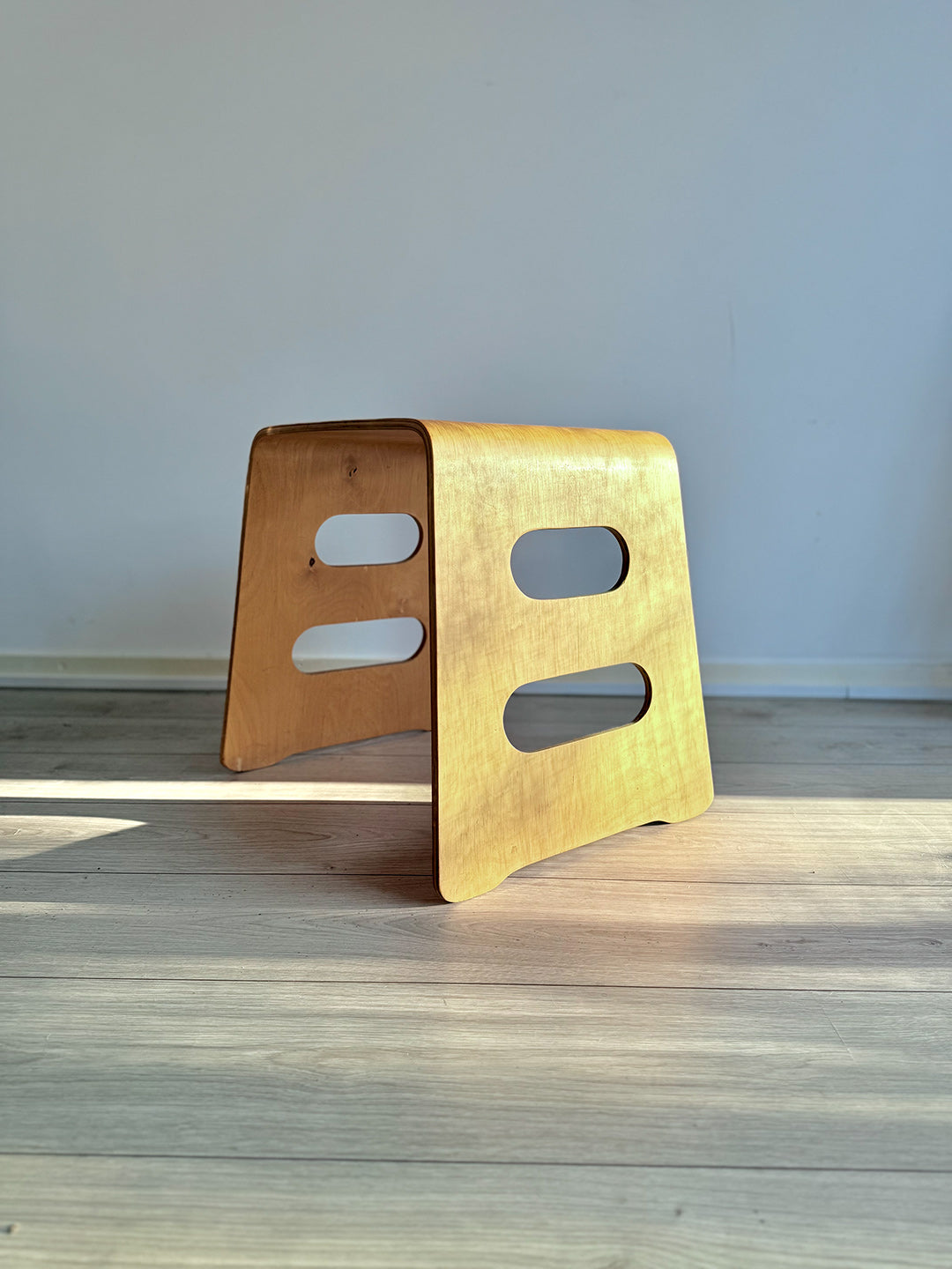 Plywood stool, Benjamin by Lisa Norinder for IKEA, Sweden, 1980/1990s (set of 3)