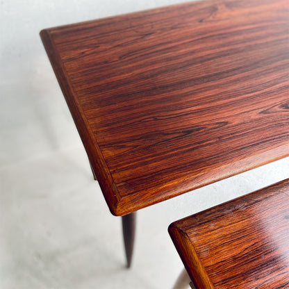 Kai Kristiansen Nesting Tables (Mimiset), teak wood (set of 3), Denmark, 1960s