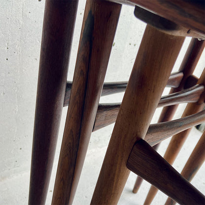 Kai Kristiansen Nesting Tables (Mimiset), teak wood (set of 3), Denmark, 1960s