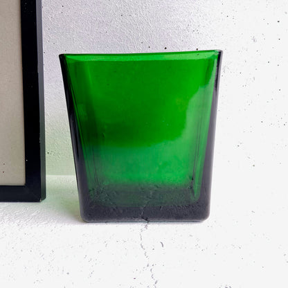 NAPCO, 1166, emerald green glass planter / vase, USA, 1960s
