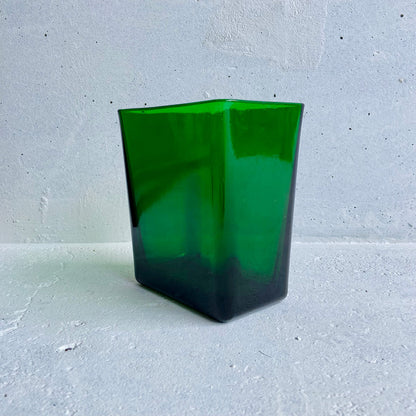NAPCO, 1166, emerald green glass planter / vase, USA, 1960s