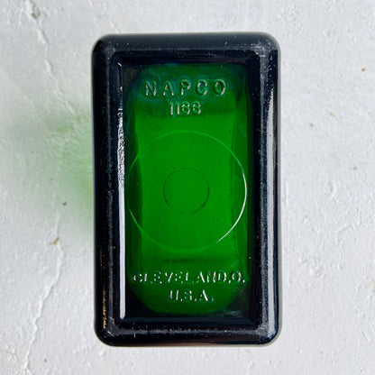 NAPCO, 1166, emerald green glass planter / vase, USA, 1960s