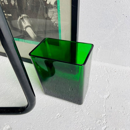 NAPCO, 1166, emerald green glass planter / vase, USA, 1960s