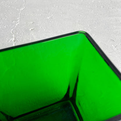 NAPCO, 1166, emerald green glass planter / vase, USA, 1960s