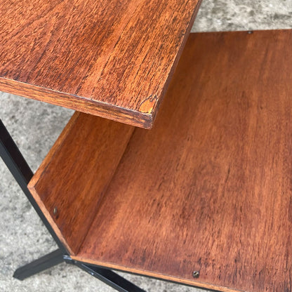 Mid-Century modern Pilastro side table, lectern / magazine rack, The Netherlands / Dutch, 1960s