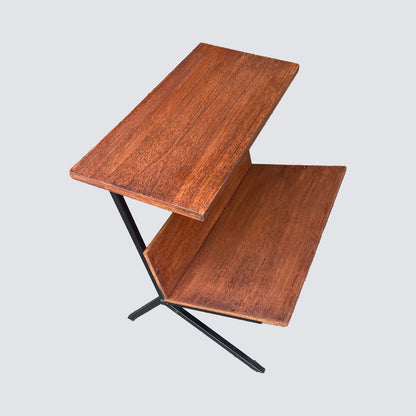 Mid-Century modern Pilastro side table, lectern / magazine rack, The Netherlands / Dutch, 1960s