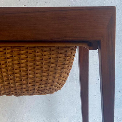 Sewing Table in Rosewood, Severin Hansen for Haslev Møbelsnedkeri / Bovenkamp, Denmark, 1950-1960s