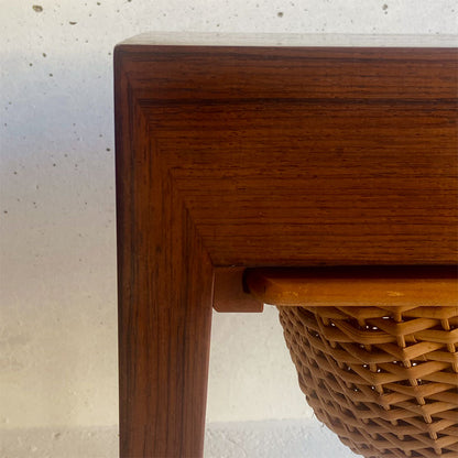 Sewing Table in Rosewood, Severin Hansen for Haslev Møbelsnedkeri / Bovenkamp, Denmark, 1950-1960s