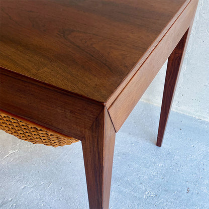 Sewing Table in Rosewood, Severin Hansen for Haslev Møbelsnedkeri / Bovenkamp, Denmark, 1950-1960s