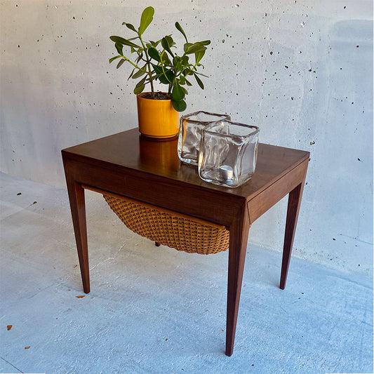 Sewing Table in Rosewood, Severin Hansen for Haslev Møbelsnedkeri / Bovenkamp, Denmark, 1950-1960s
