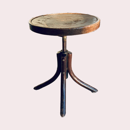 Bentwood beech swivel piano stool, Austria / Czechoslovakia, 1900s