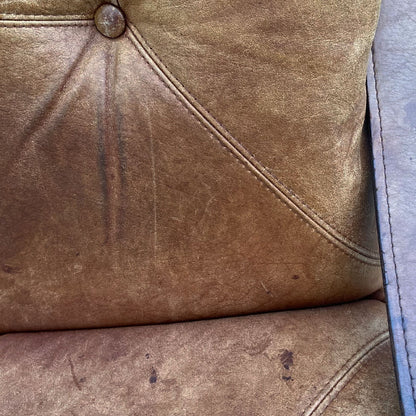 Mid-Century Modern, Safari Hunter Armchair, Torbjørn Afdal, Bruksbo, Norway, 1960s